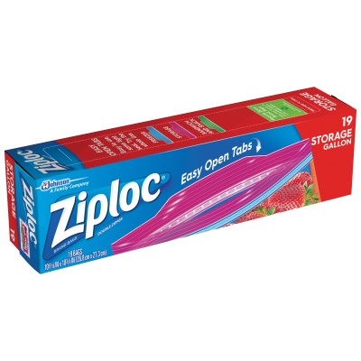 Ziploc storage bag 19 Count Gallon